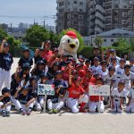 香椎校区子ども会育成連合会主催 香椎校区子ども会親善ソフトボール大会（H28.6.18）